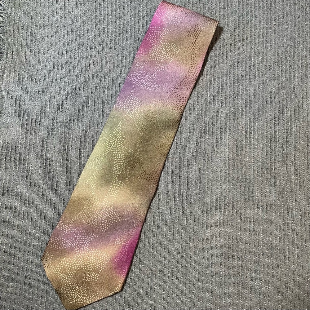 VTG Kentia Silks - Watercolor Silk Necktie